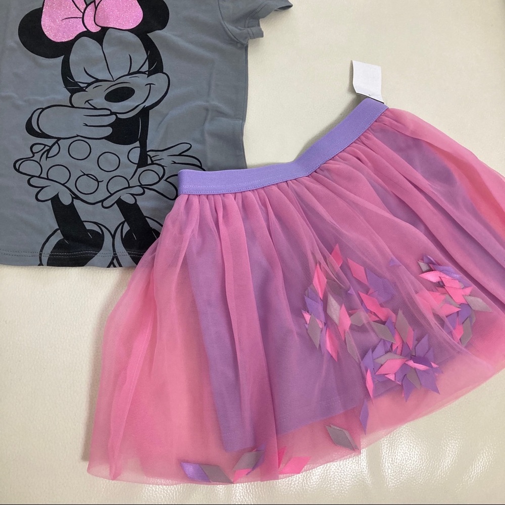 Disney Minnie Mouse Cute Tutu Skirt Set - Picture 6 of 6